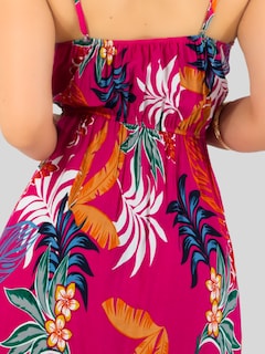 Foto 6 | Vestido Maxi Casual Mujer Largo Ves-1017 Fucsia Cómodo De Tirantes
