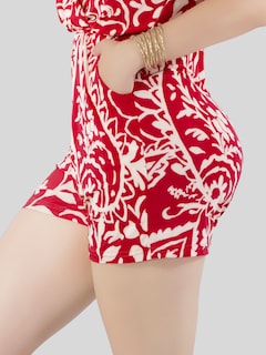 Foto 6 | Enterizo Corto Mujer Jumpsuit Casual Ves-1026 Rojo Primavera Verano