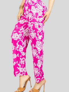 Foto 6 | Enterizo Largo Mujer Palazzo Casual Ves-1026 Fucsia Jumpsuit Juvenil Jumper