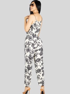 Foto 3 | Enterizo Largo Mujer Palazzo Casual Ves-1026 Negro Jumpsuit Juvenil Jumper