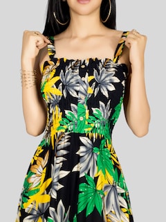Foto 6 | Vestido Maxi Casual Mujer Ves-1016 Negro Largo Cómodo De Tirantes