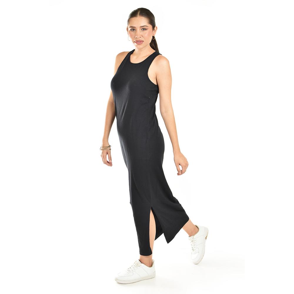 Foto 3 pulgar | Maxi Vestido Sin Manga Roman Fashion / Juvenil, 23974 (negro) Negro
