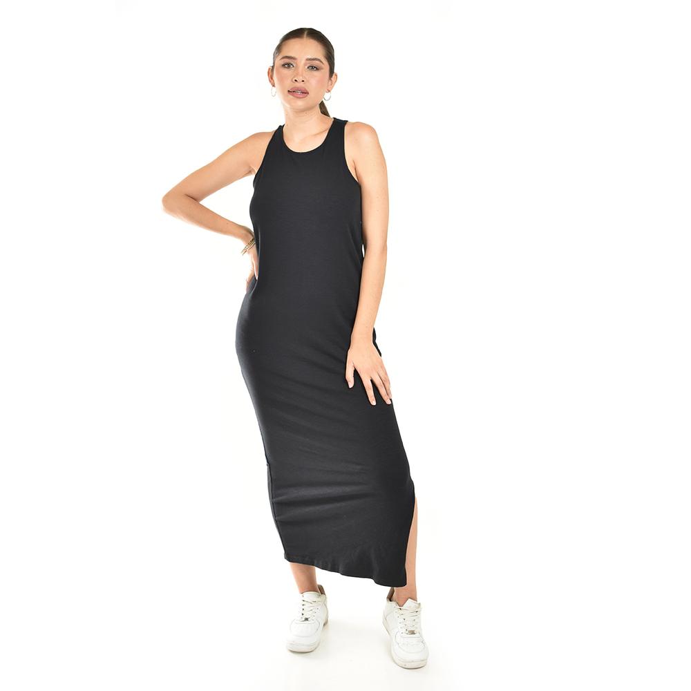 Foto 6 pulgar | Maxi Vestido Sin Manga Roman Fashion / Juvenil, 23974 (negro) Negro