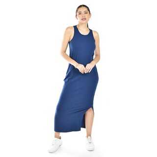 Foto 4 | Maxi Vestido Sin Manga Roman Fashion / Juvenil, 23974 (azul Marino) Azul Marino