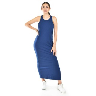 Foto 5 | Maxi Vestido Sin Manga Roman Fashion / Juvenil, 23974 (azul Marino) Azul Marino