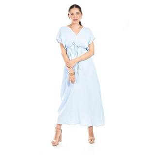 Foto 5 | Maxi Vestido De Algodon Roman Fashion /juvenil, 4365 (azul Cielo) Azul Cielo