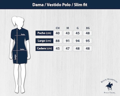 Foto 6 | Vestido Camisero Color Azul Rock Hampton Polo Team