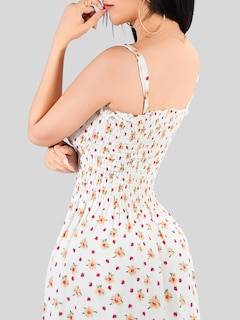 Foto 6 | Vestido Maxi Casual Mujer Largo Ves-1027 Blanco D1 Cómodo De Tirantes
