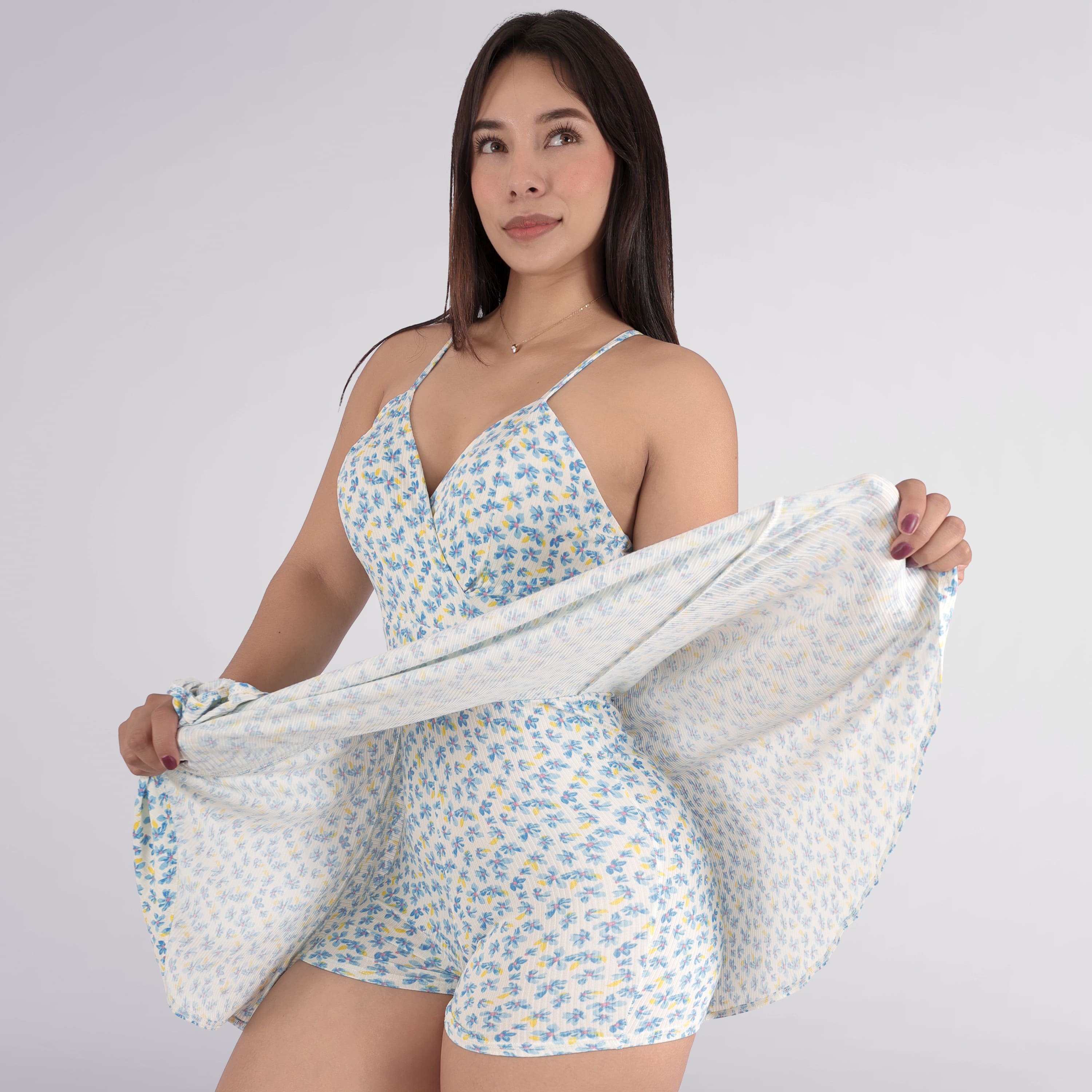 Foto 3 pulgar | Jumper Vestido Falda Short Corto Mujer Casual Sea Brazil