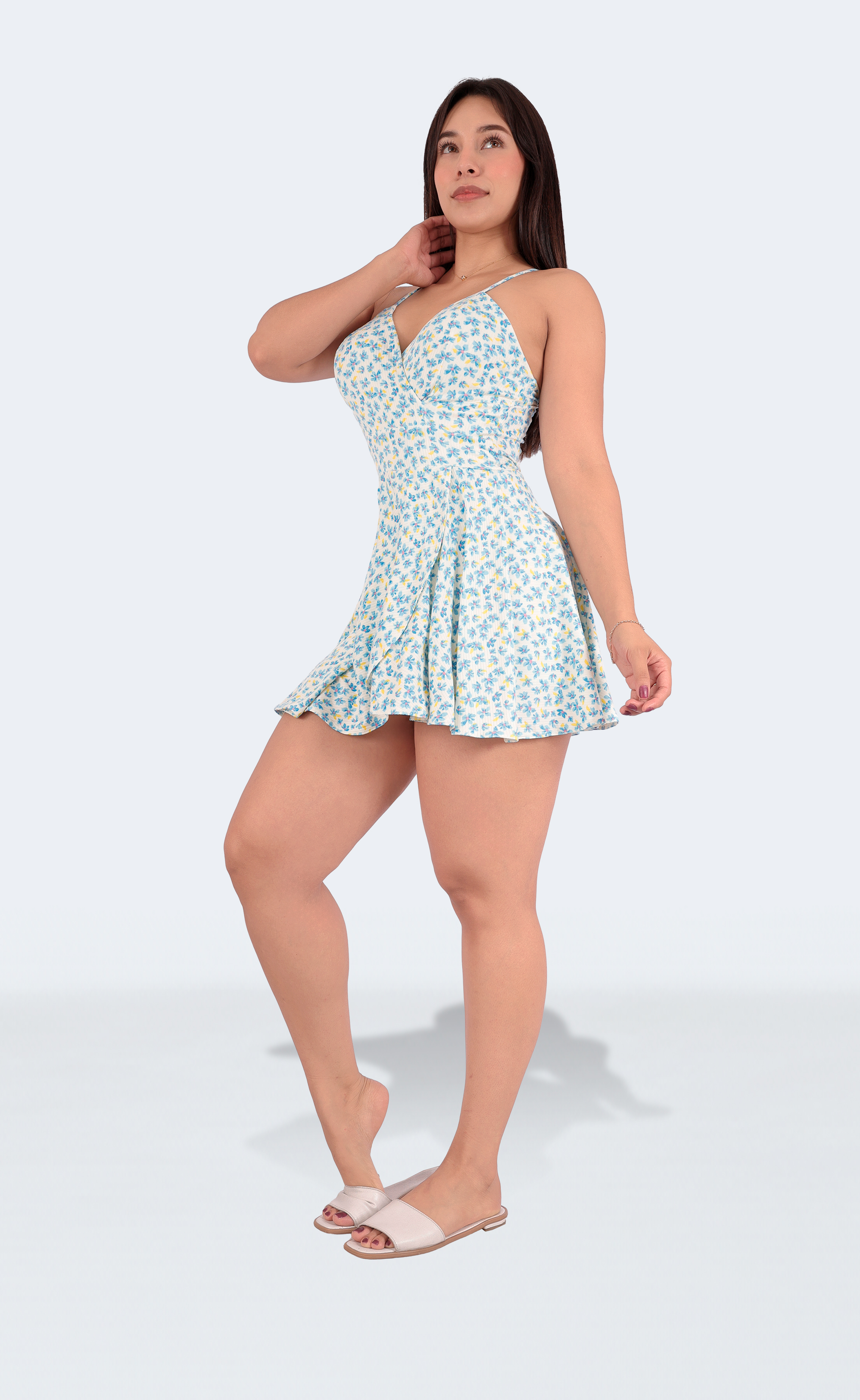 Foto 5 pulgar | Jumper Vestido Falda Short Corto Mujer Casual Sea Brazil