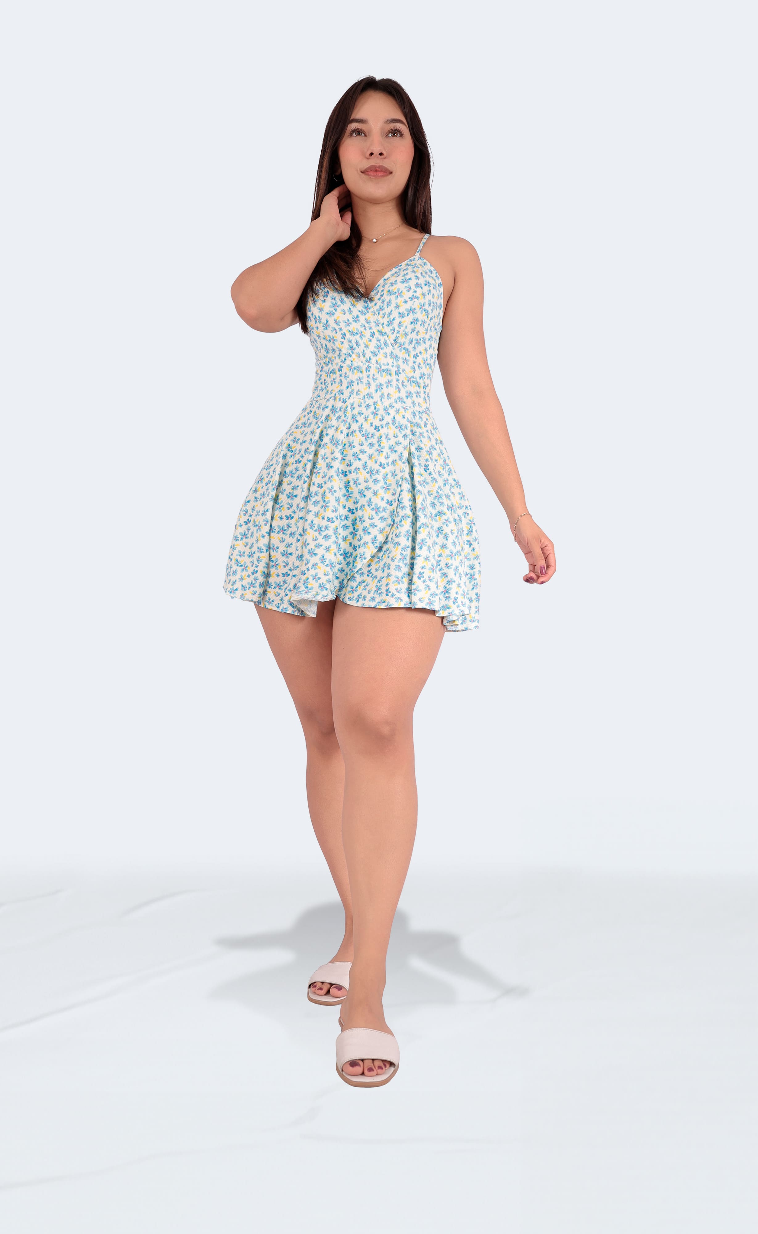 Foto 6 pulgar | Jumper Vestido Falda Short Corto Mujer Casual Sea Brazil