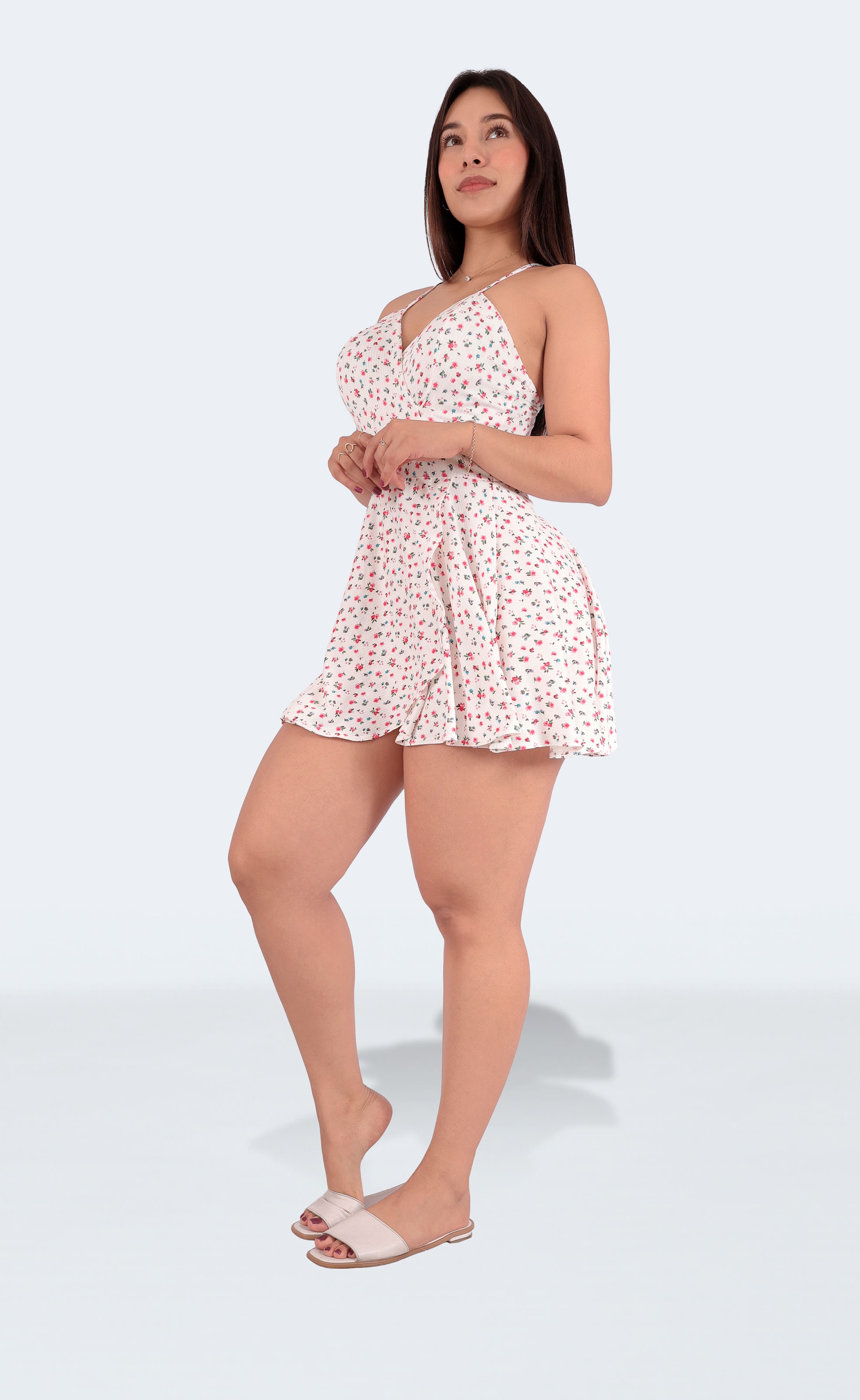 Foto 5 pulgar | Jumper Vestido Falda Short Corto Mujer Casual Sea Brazil