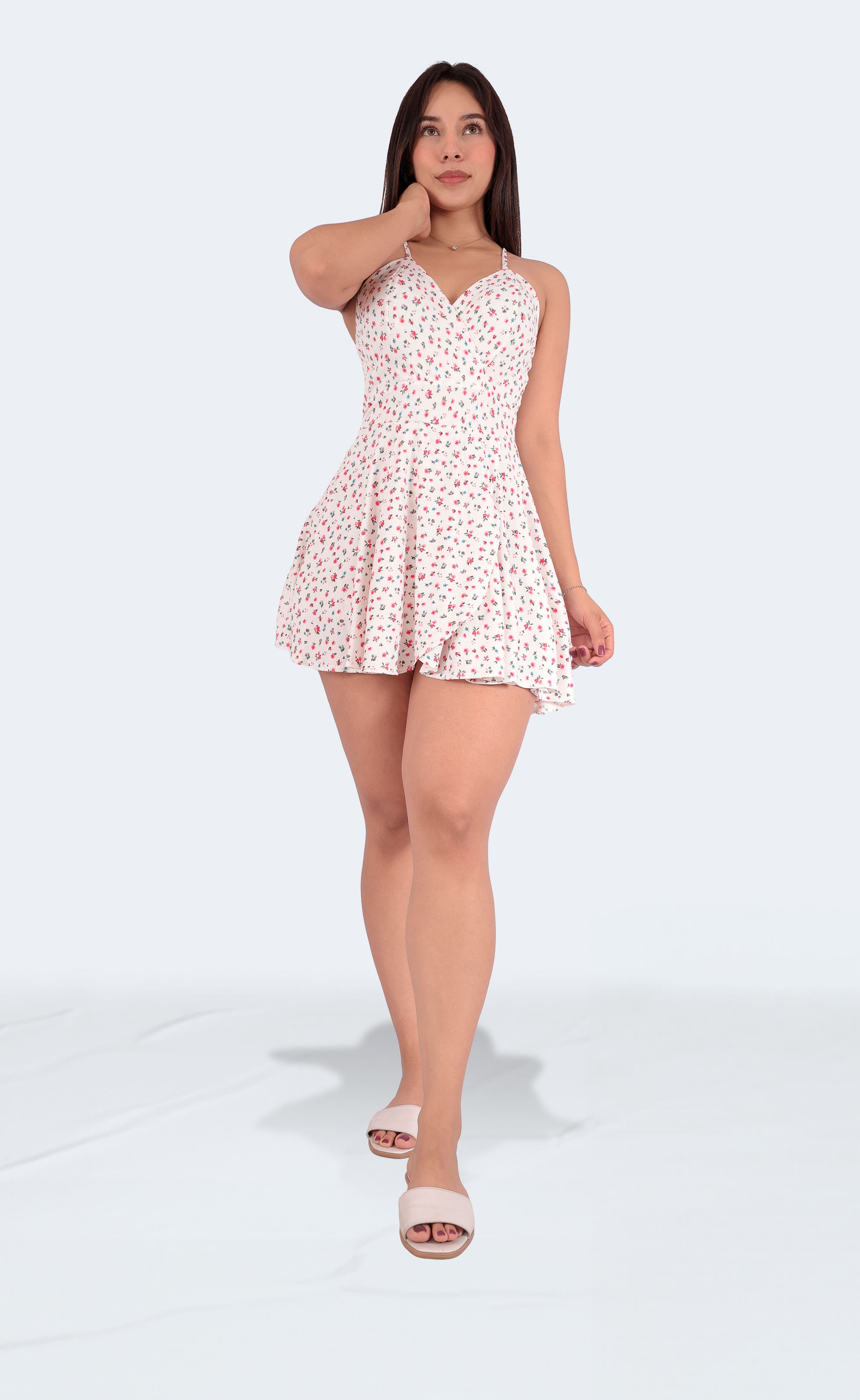 Foto 6 pulgar | Jumper Vestido Falda Short Corto Mujer Casual Sea Brazil