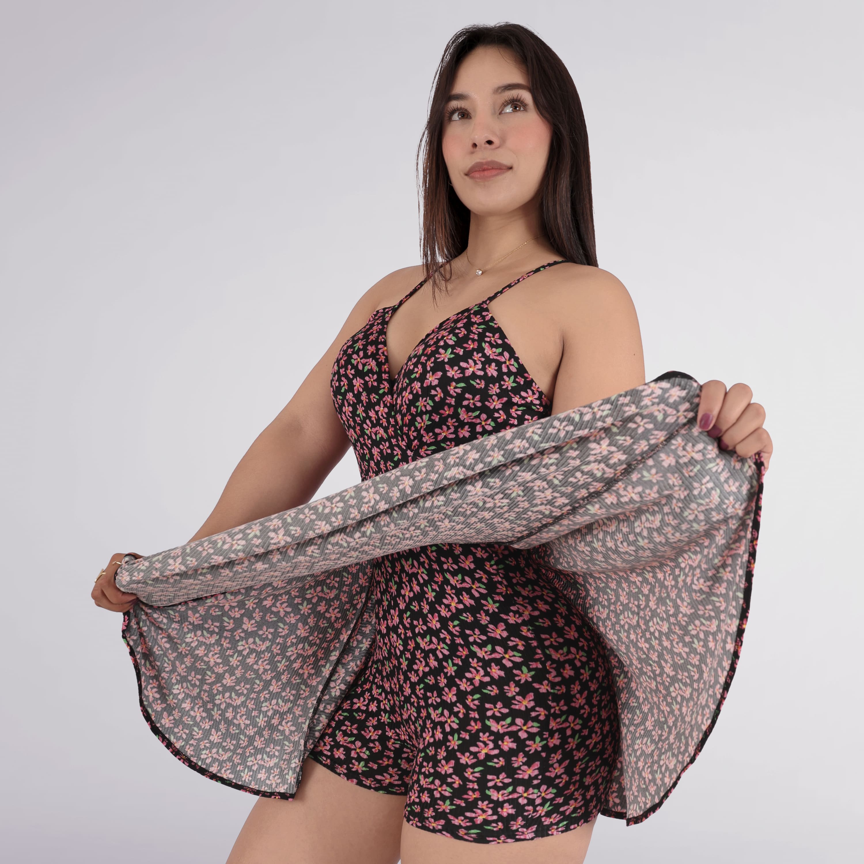 Foto 3 pulgar | Jumper Vestido Falda Short Corto Mujer Casual Sea Brazil