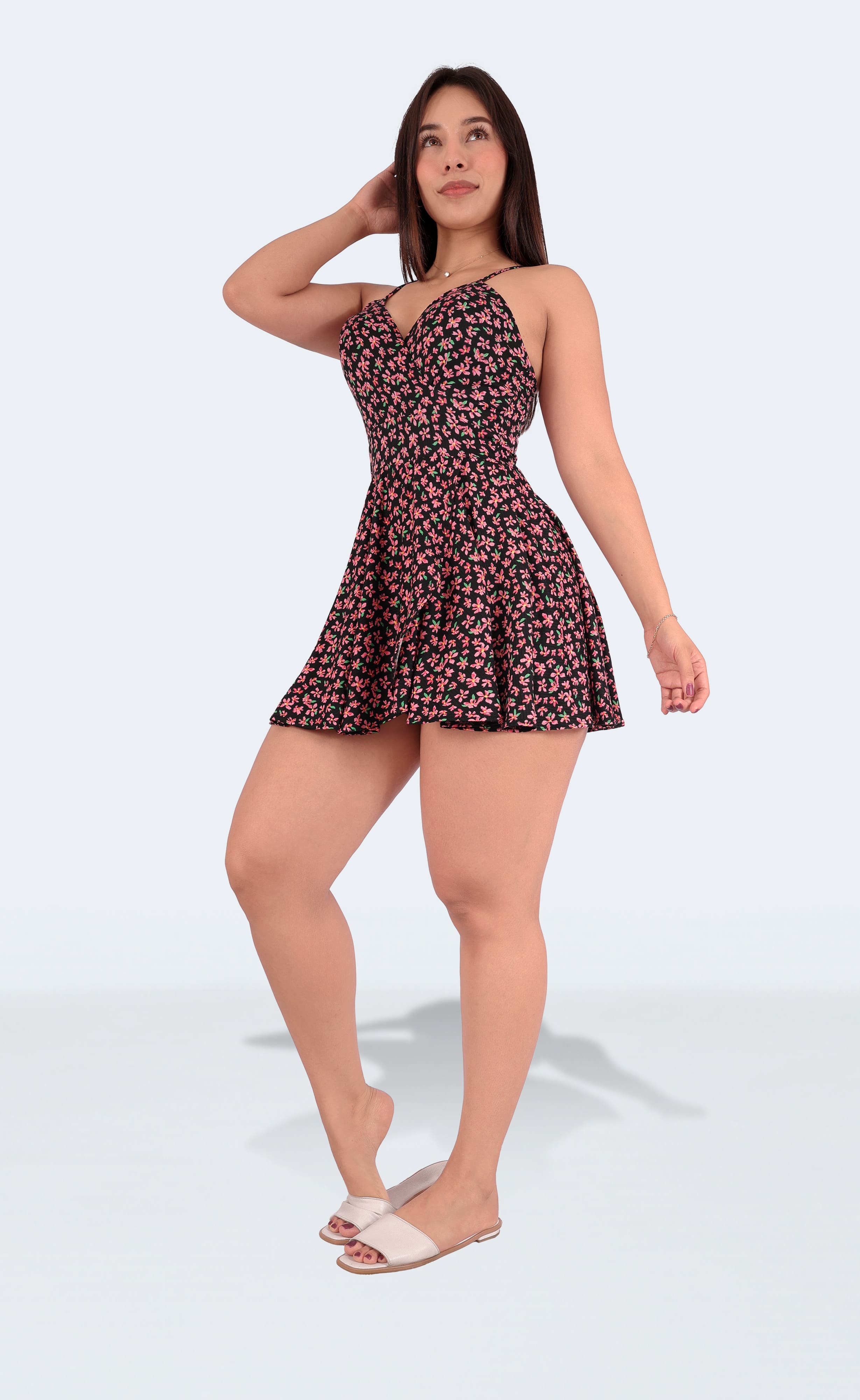 Foto 5 pulgar | Jumper Vestido Falda Short Corto Mujer Casual Sea Brazil