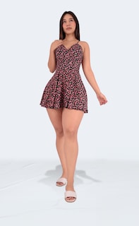 Foto 5 | Jumper Vestido Falda Short Corto Mujer Casual Sea Brazil