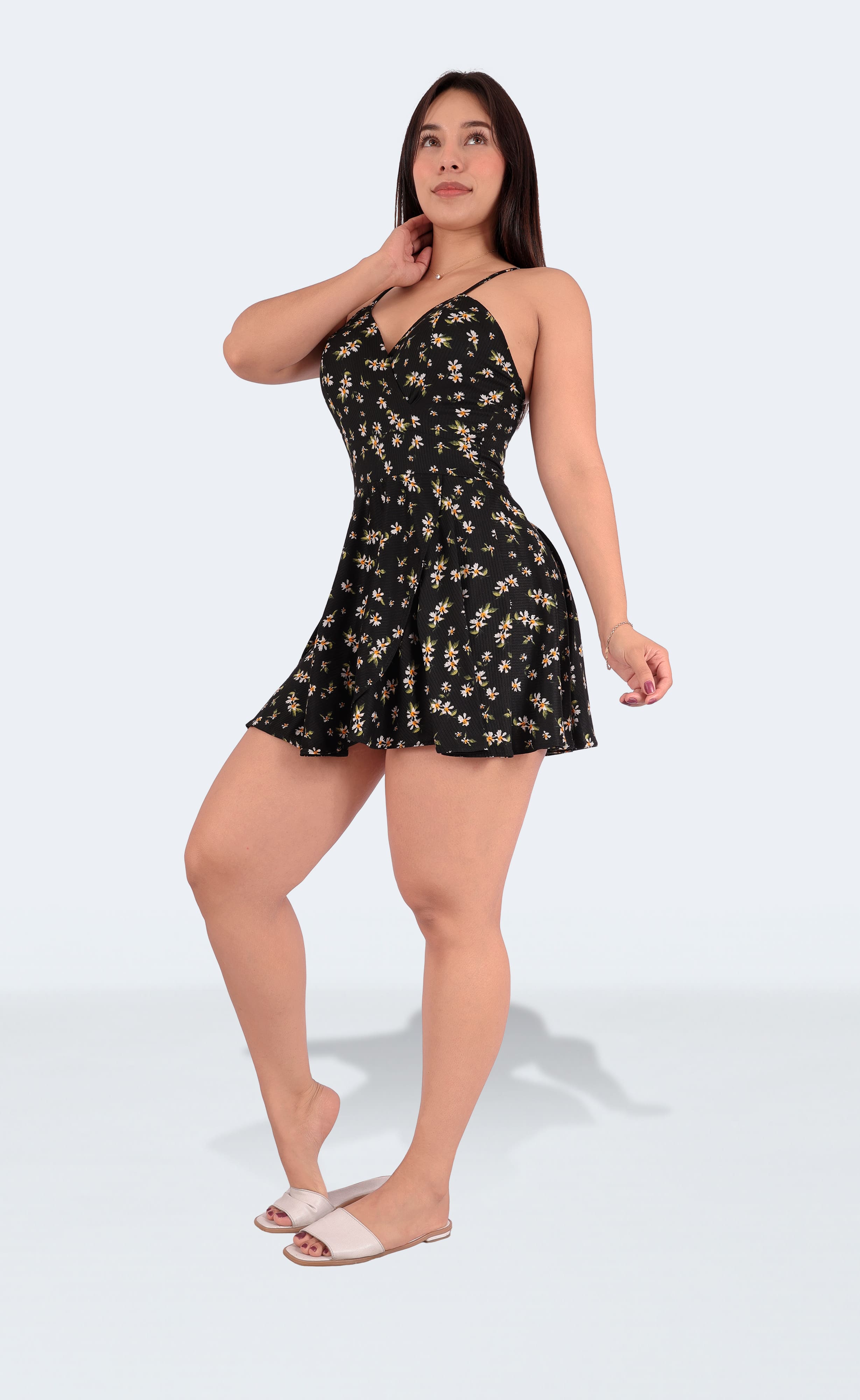 Foto 5 pulgar | Jumper Vestido Falda Short Corto Mujer Casual Sea Brazil