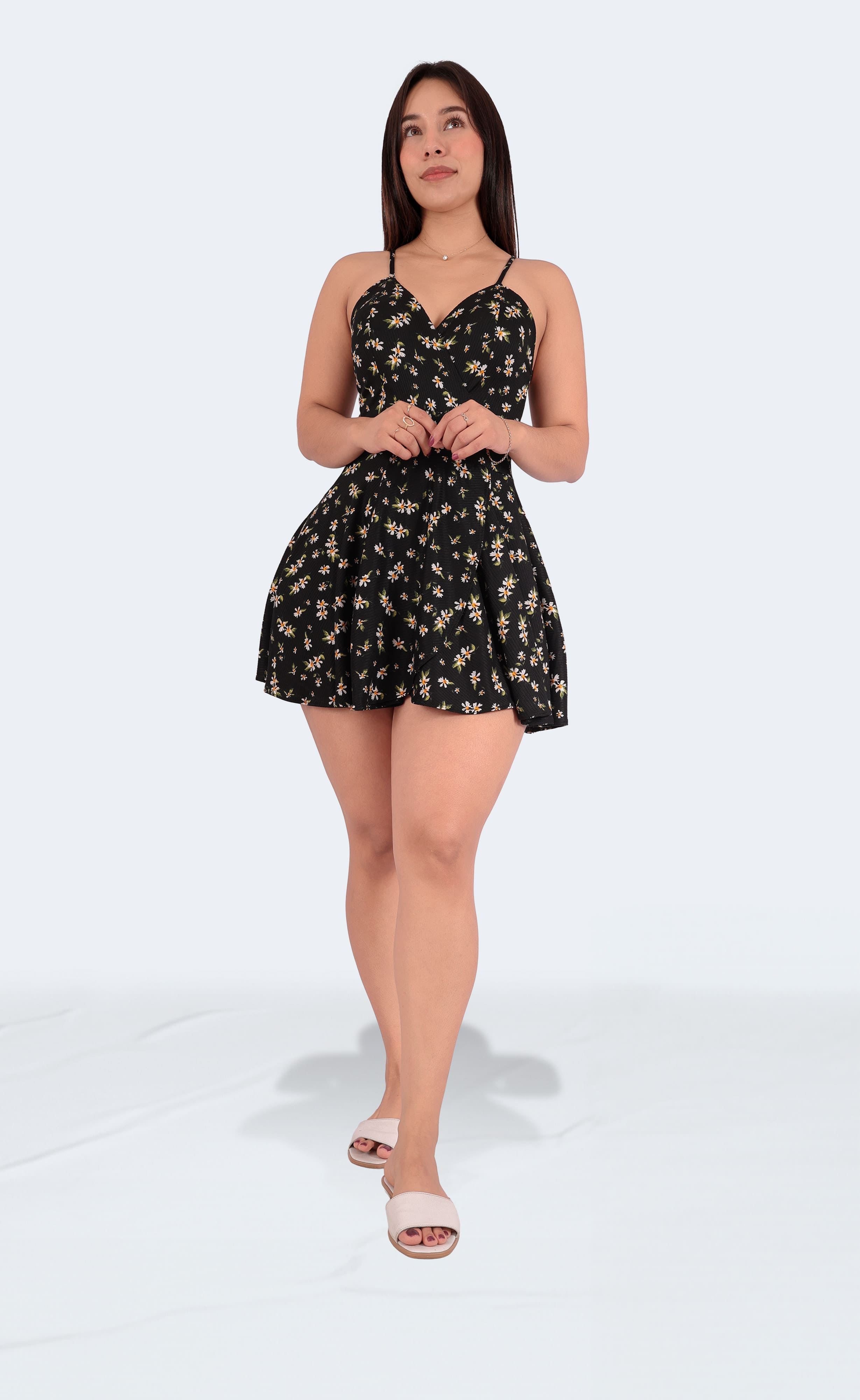 Foto 6 pulgar | Jumper Vestido Falda Short Corto Mujer Casual Sea Brazil