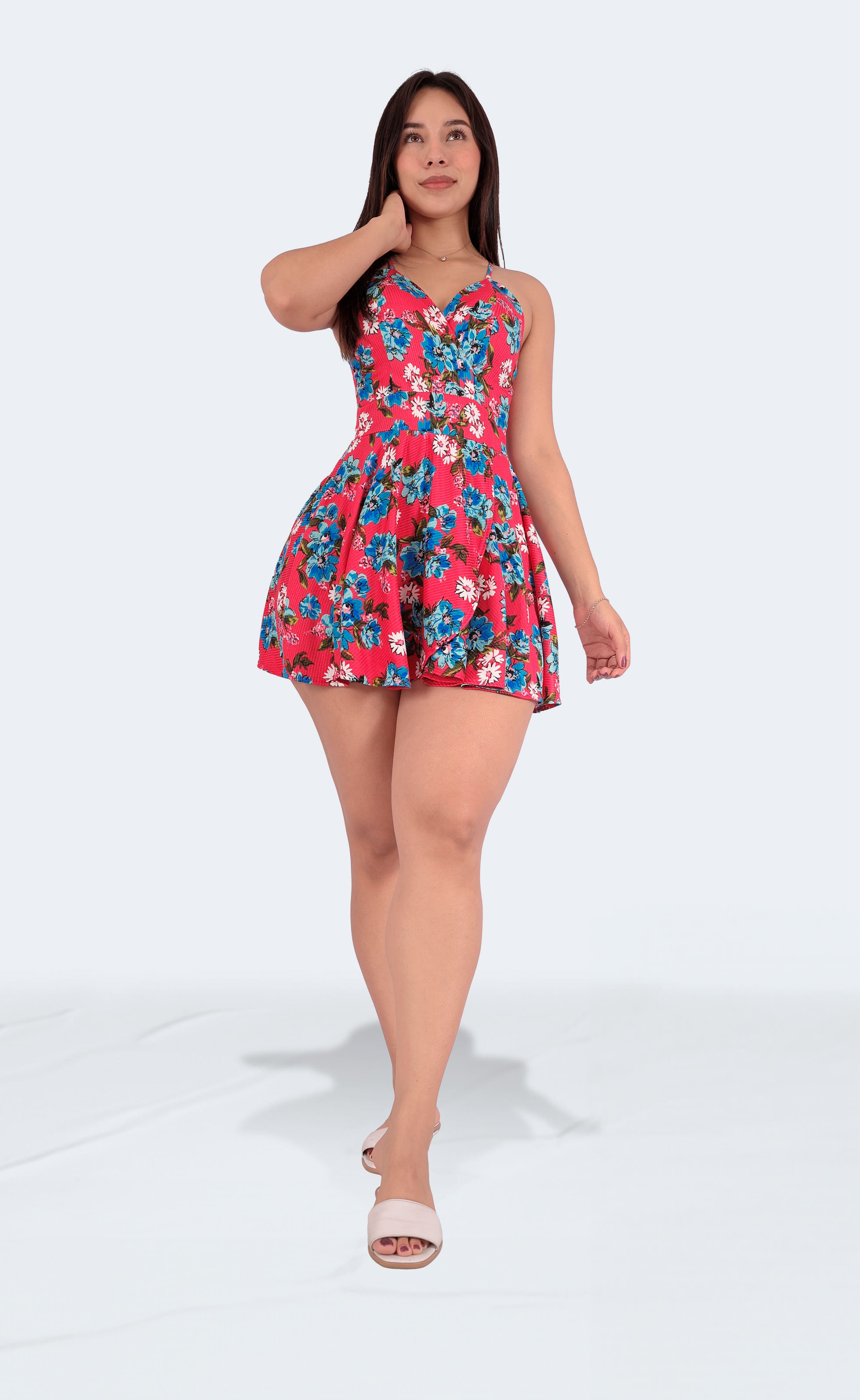 Foto 6 pulgar | Jumper Vestido Falda Short Corto Mujer Casual Sea Brazil