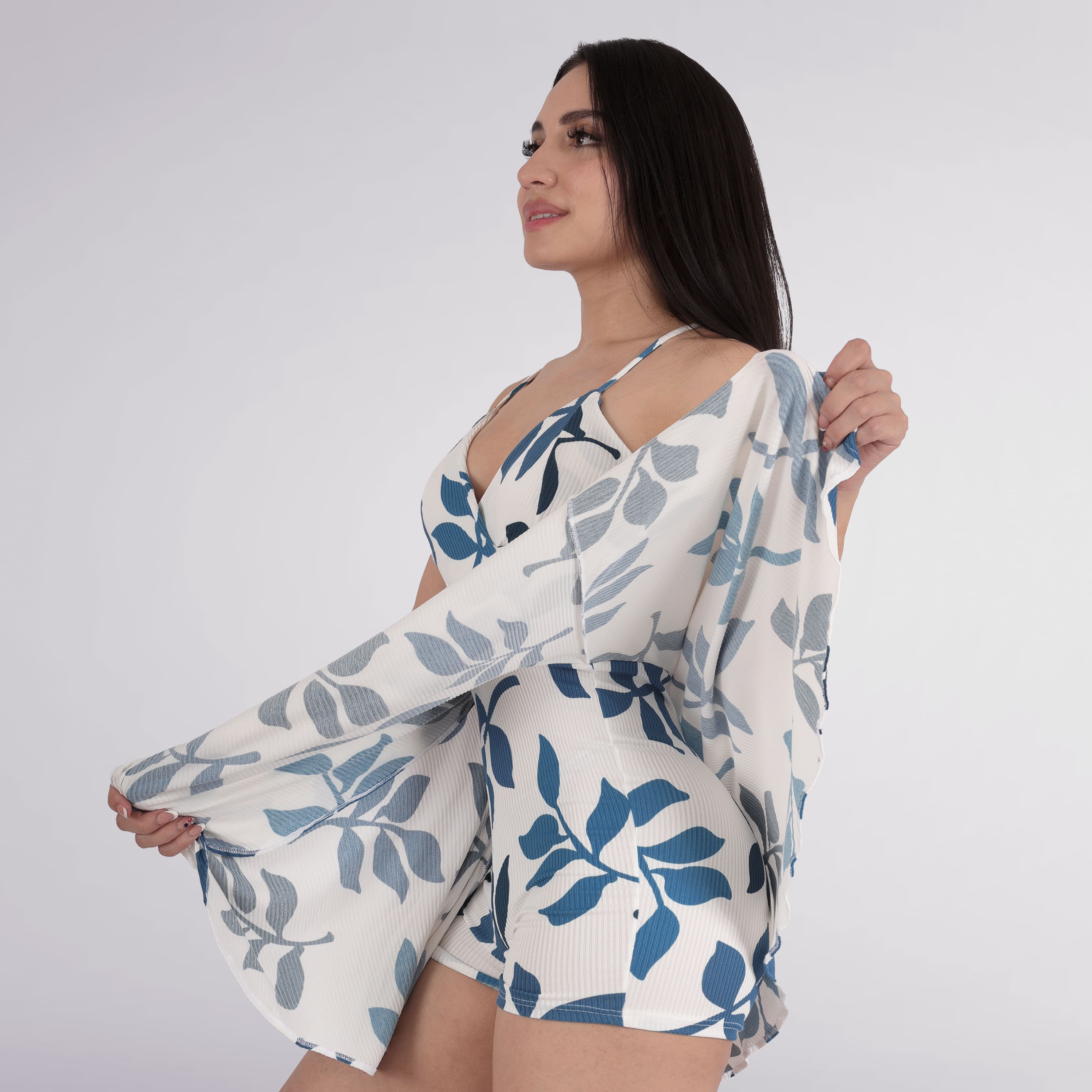 Foto 3 pulgar | Jumper Vestido Falda Short Corto Mujer Casual Sea Brazil