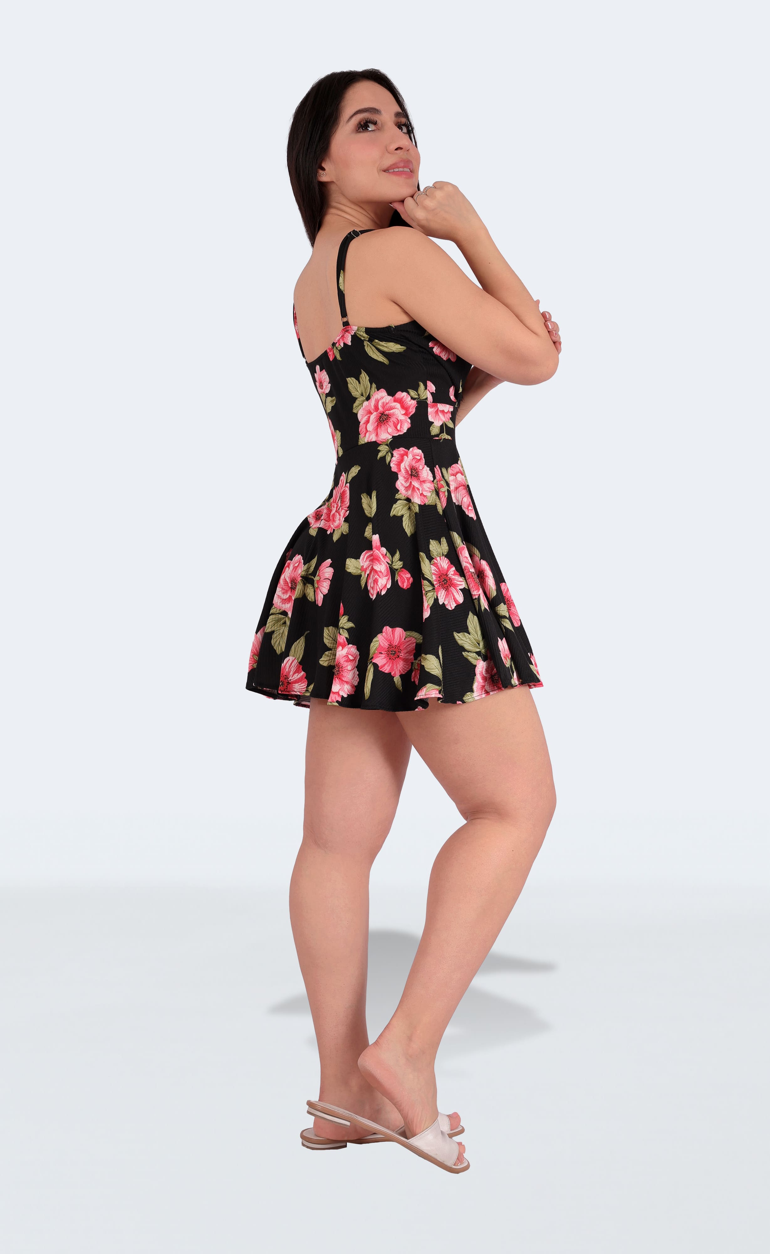 Foto 4 pulgar | Jumper Vestido Falda Short Corto Mujer Casual Sea Brazil