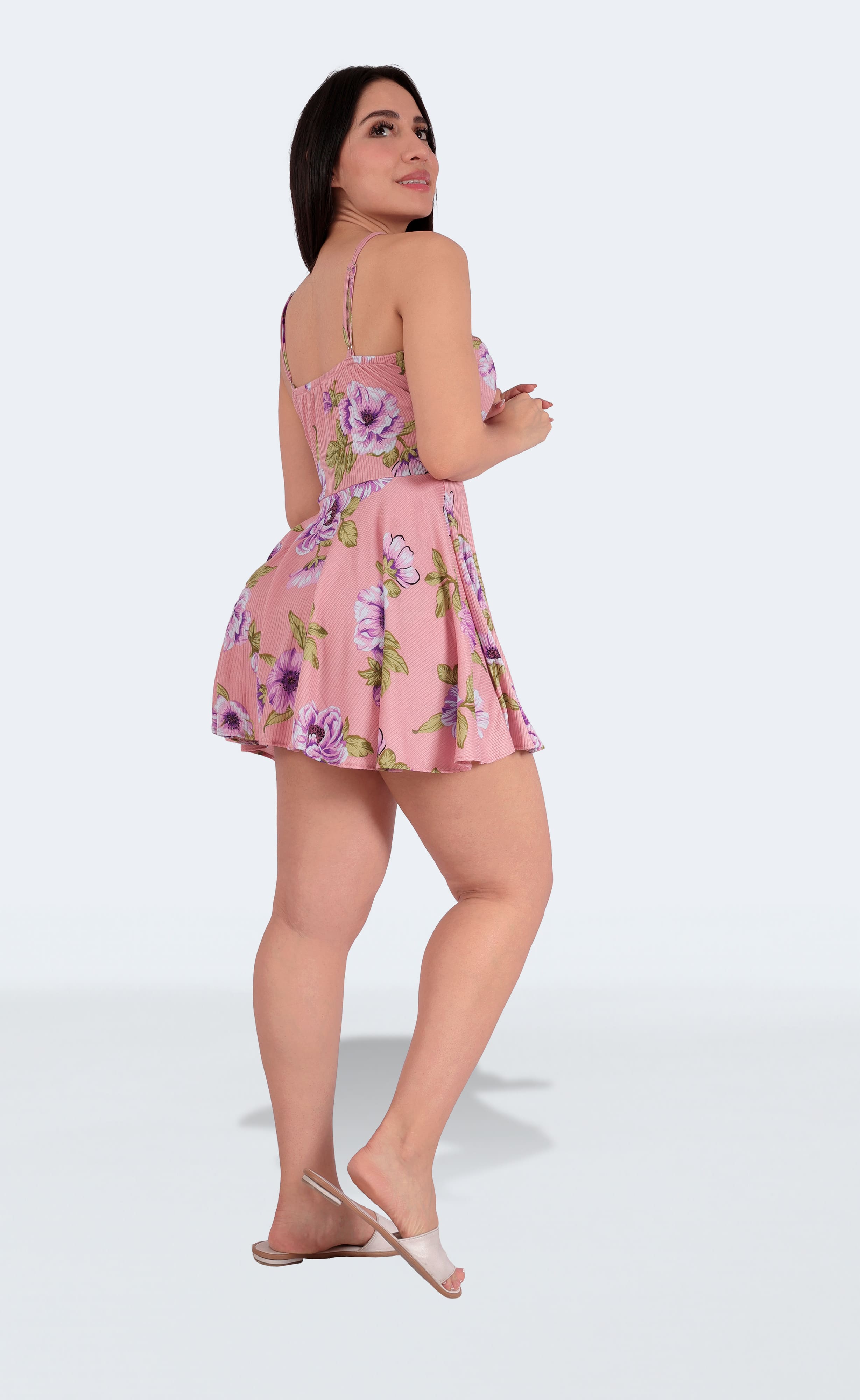 Foto 3 | Jumper Vestido Falda Short Corto Mujer Casual Sea Brazil