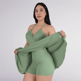 Foto 2 | Jumper Vestido Casual Falda Short Corto Mujer Sea Brazil