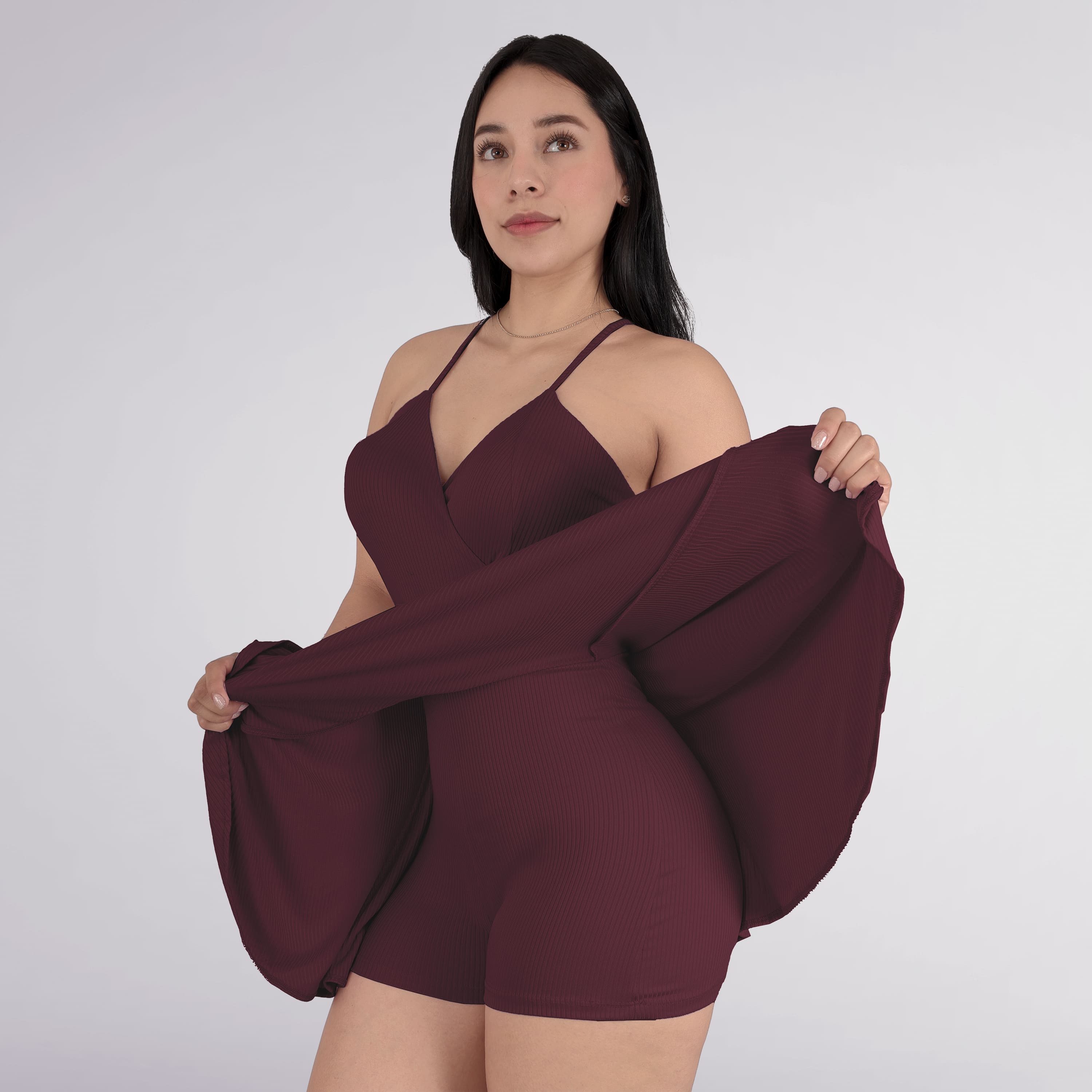 Foto 3 pulgar | Jumper Vestido Casual Falda Short Corto Mujer Sea Brazil