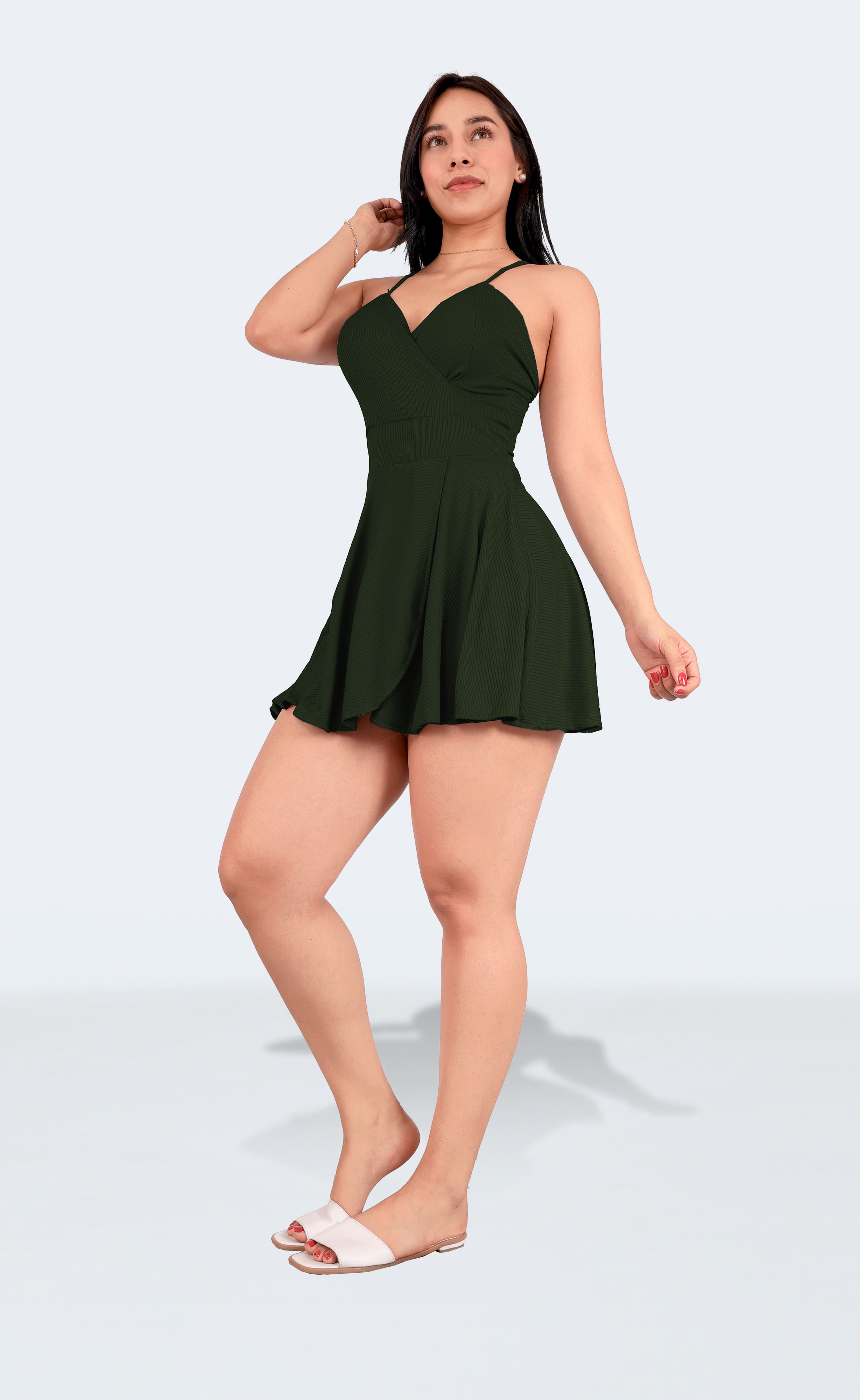 Foto 5 | Jumper Vestido Casual Falda Short Corto Mujer Sea Brazil