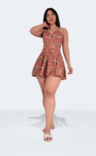 Foto 3 | Jumper Vestido Casual Falda Short Corto Mujer Sea Brazil