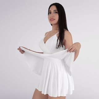 Foto 3 | Jumper Vestido Casual Mujer Short Falda Hueso Sea Brazil