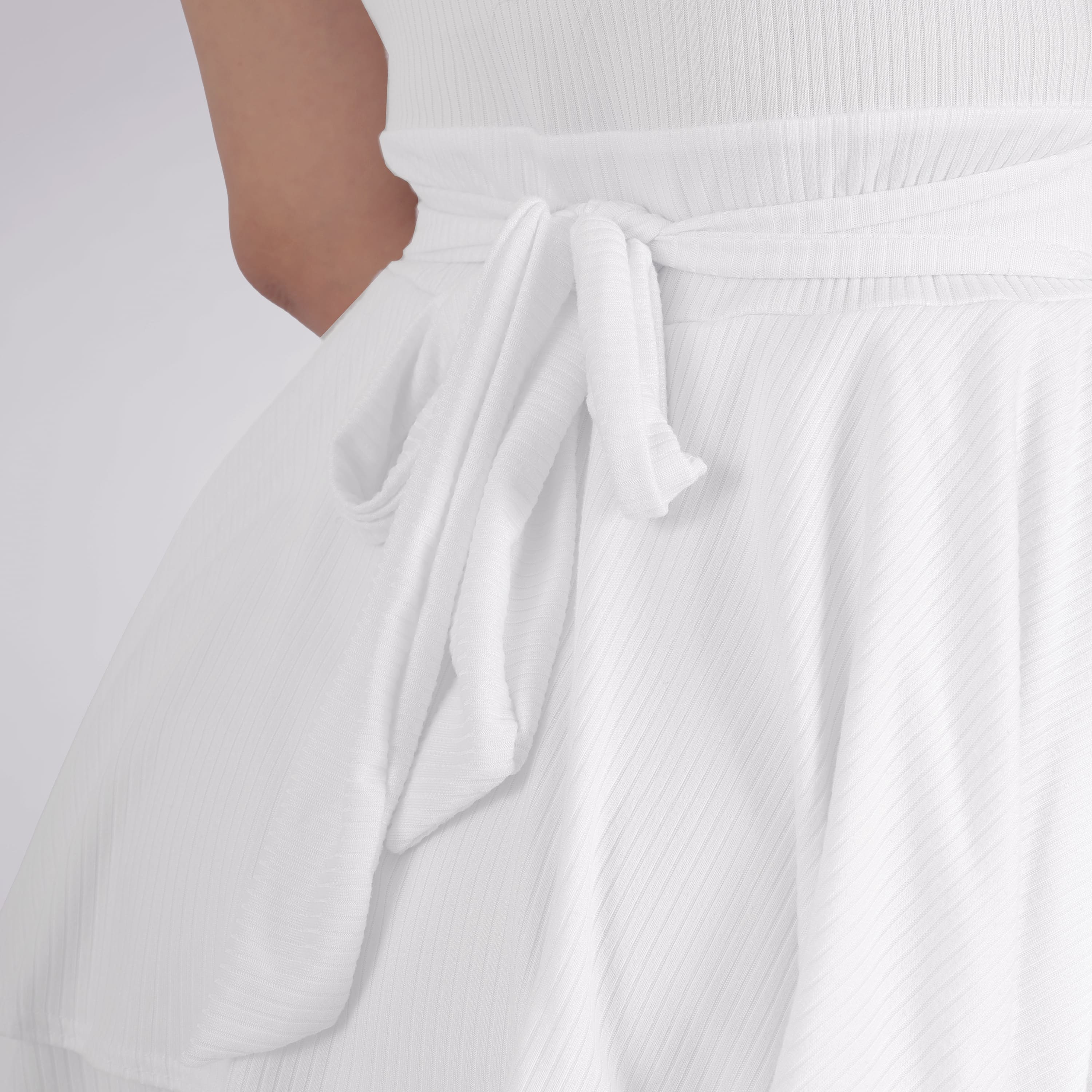 Foto 8 pulgar | Jumper Vestido Casual Mujer Short Falda Hueso Sea Brazil