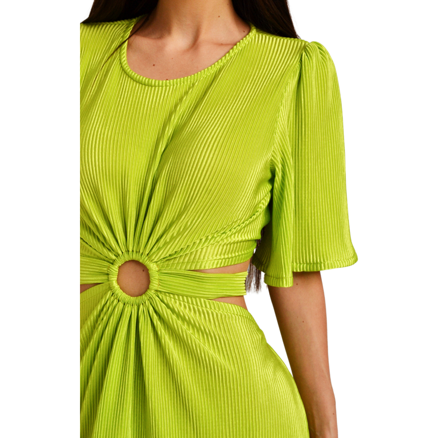 Foto 5 pulgar | Vestido Roman Fashion color Verde para Mujer