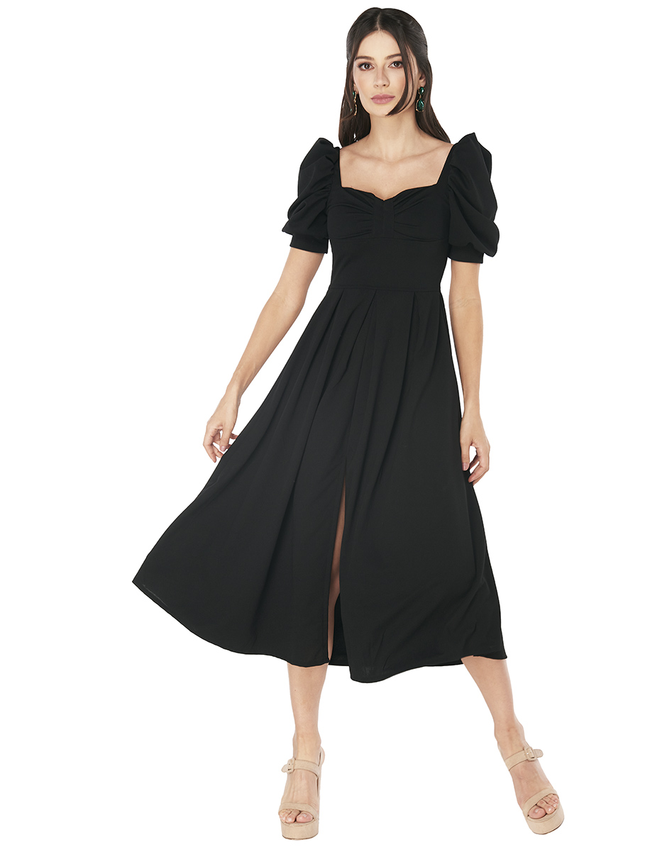 Vestido Midi Devendi Negro