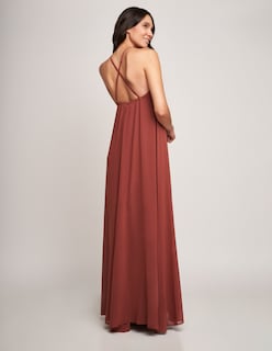 Foto 2 | Vestido Devendi Color Shedron Largo Halter