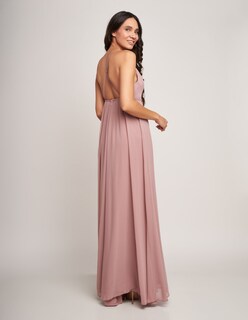Foto 2 | Vestido Devendi Rosa Largo Halter para Mujer