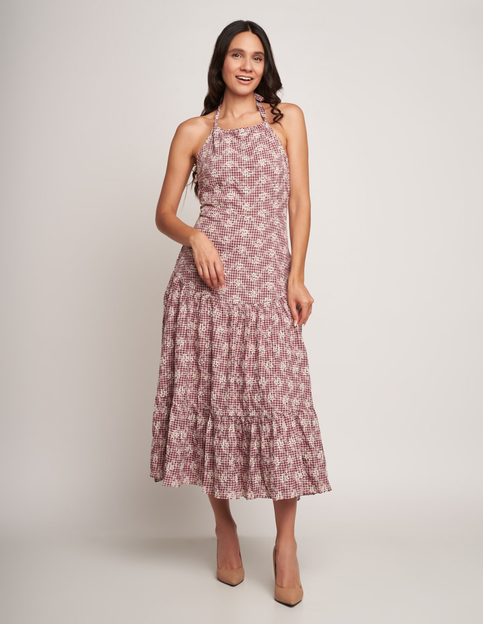 Foto 1 | Vestido Devendi Multicolor para Mujer