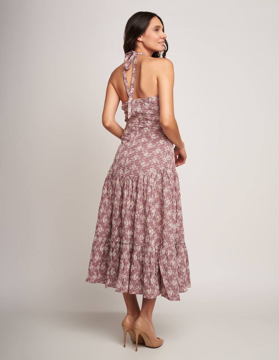 Foto 2 | Vestido Devendi Multicolor para Mujer