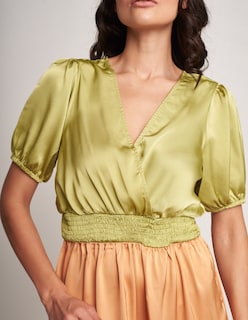 Foto 3 | Vestido Devendi Multicolor Satinado