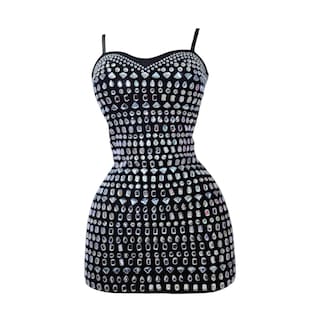 Foto 1 | Vestido Con Short Pedrería Para Dama Lc Designs Collection