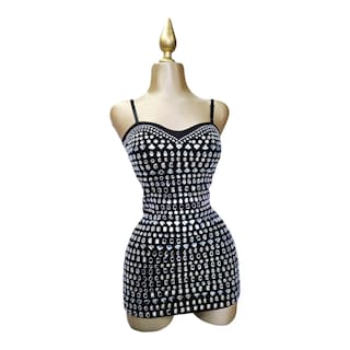 Foto 5 | Vestido Con Short Pedrería Para Dama Lc Designs Collection