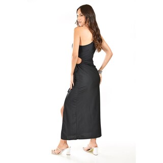 Foto 4 | Vestido De Un Hombro Roman Fashion /juvenil, 9302 (negro) Negro