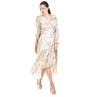 Foto 2 | Vestido Vaporoso De Manga Larga Roman Fashion /juvenil, 3014 (lila / Amarillo) Lila