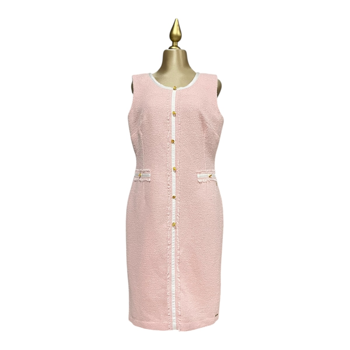 Foto 1 | Vestido Color Rosa Sin Mangas Mussi
