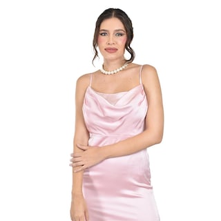 Foto 5 | Vestido De Escote Drapeado Roman Fashion /juvenil 2005 (palo De Rosa) Rosa
