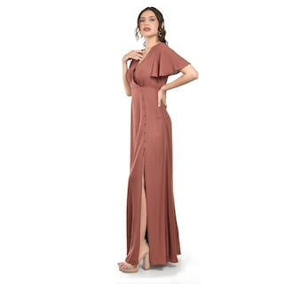 Foto 2 | Vestido Largo con Abertura Roman Fashion para Mujer