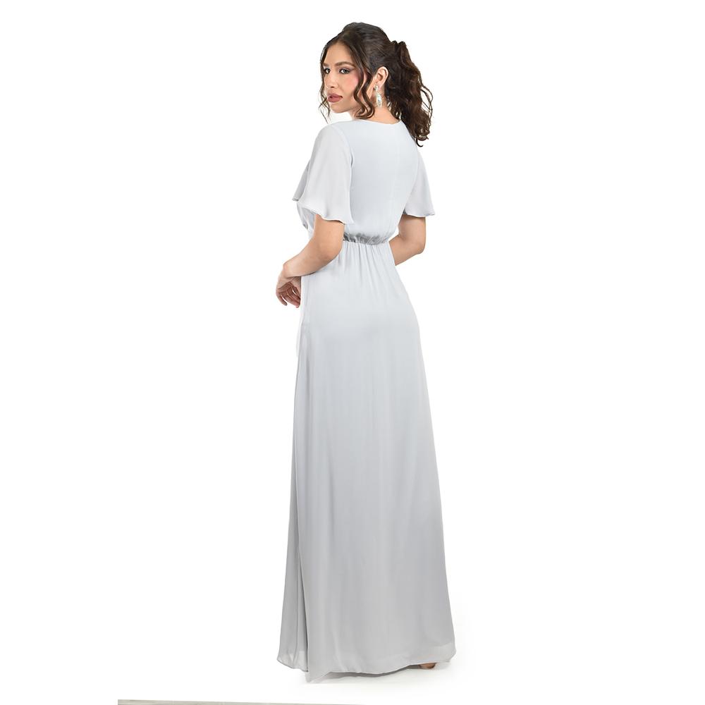 Foto 4 pulgar | Vestido Largo con Abertura Roman Fashion Juvenil