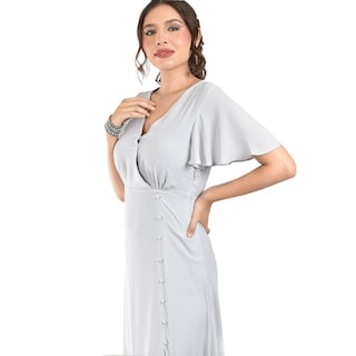 Foto 4 | Vestido Largo con Abertura Roman Fashion Juvenil