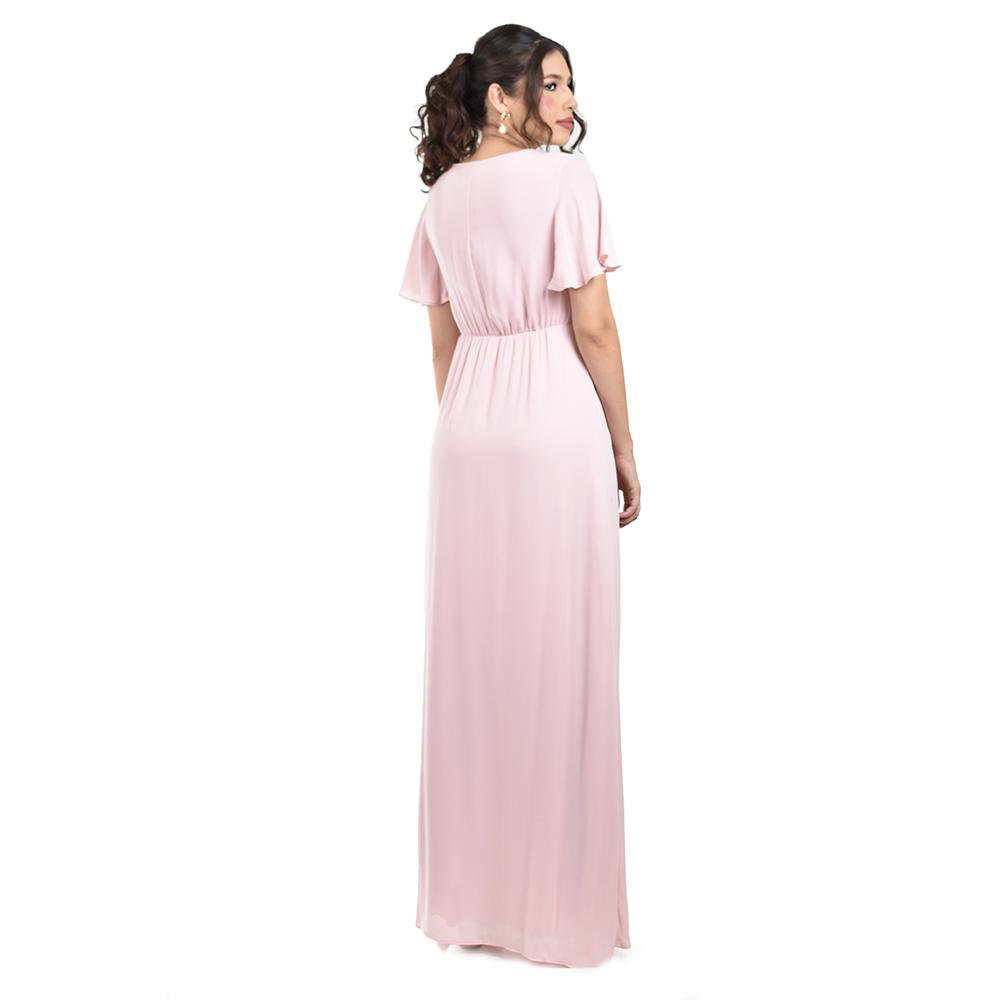 Foto 4 pulgar | Vestido Largo con Abertura Roman Fashion Juvenil