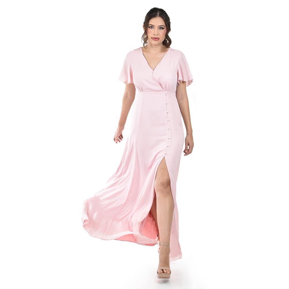 Foto 5 | Vestido Largo con Abertura Roman Fashion Juvenil